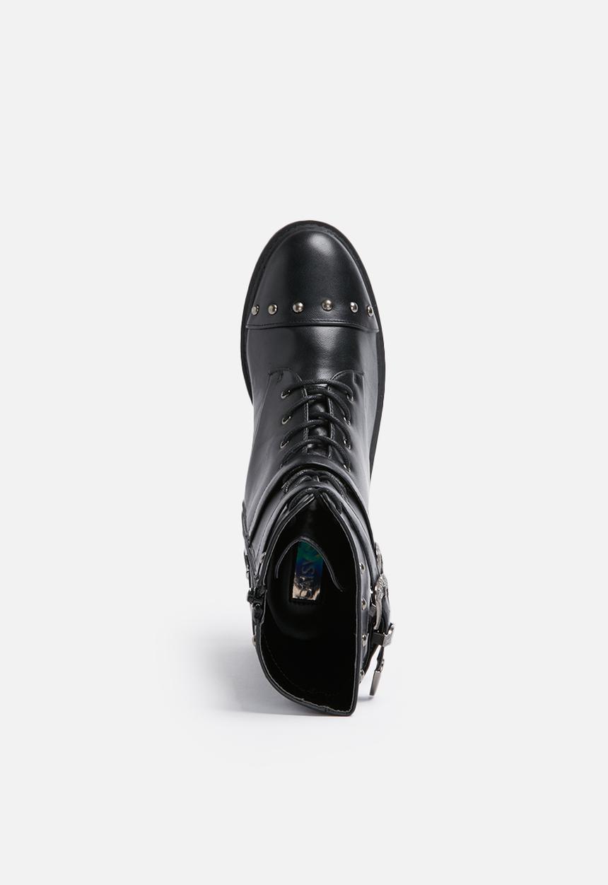 Daisy Street - Buckle studded boot