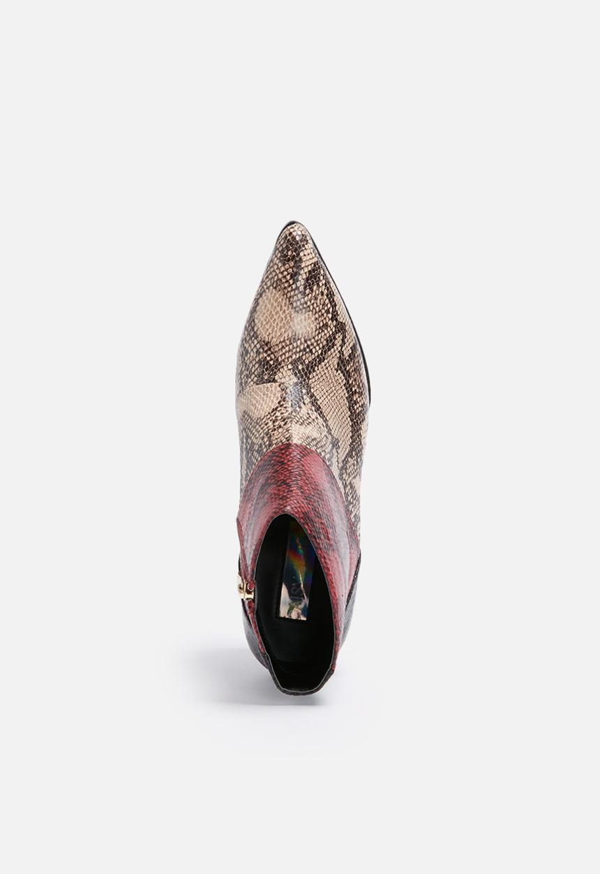 Daisy Street - Python ankle boot