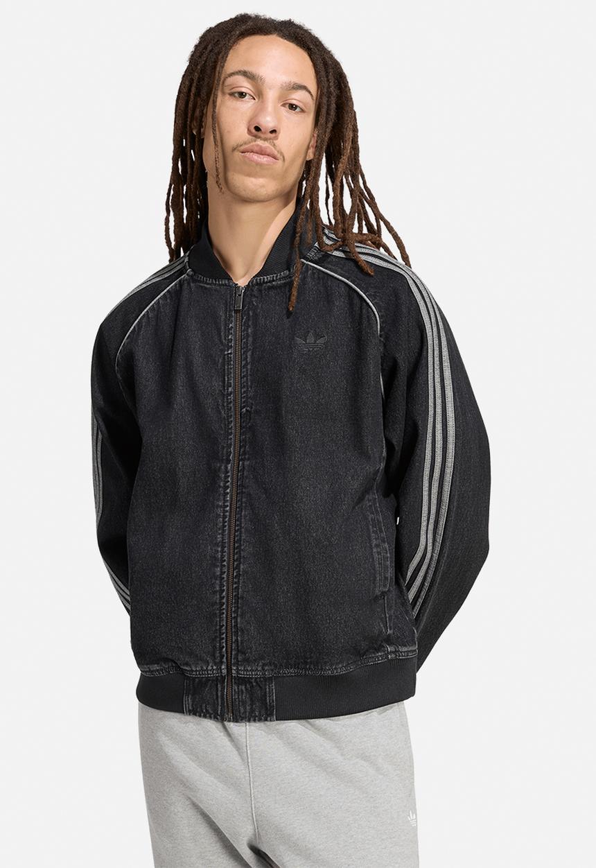 adidas Originals - Superstar Denim Tracktop - Black