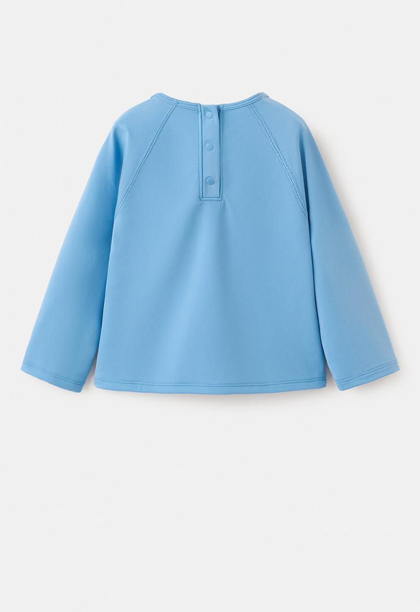 MANGO - T-Shirt Solbb - Medium Blue