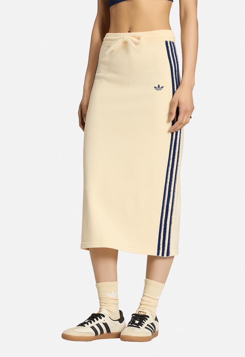 adidas Originals - Knit Skirt - Warm Vanilla/Night Indigo