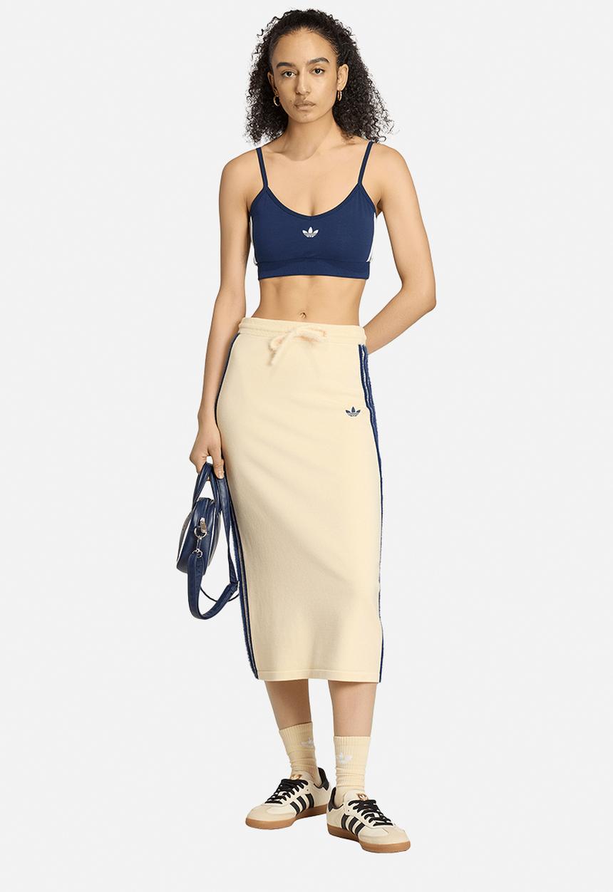 adidas Originals - Knit Skirt - Warm Vanilla/Night Indigo