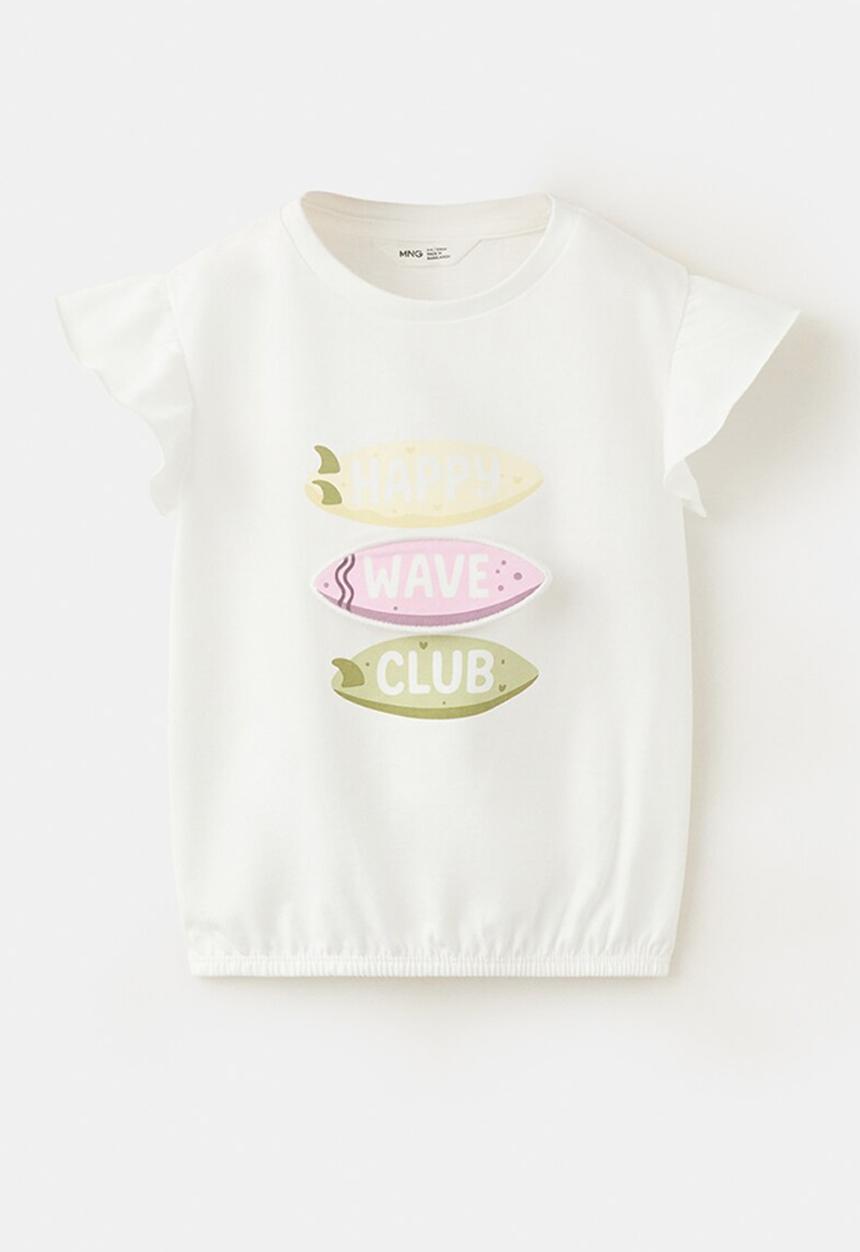 MANGO - T-Shirt Surfy - Natural