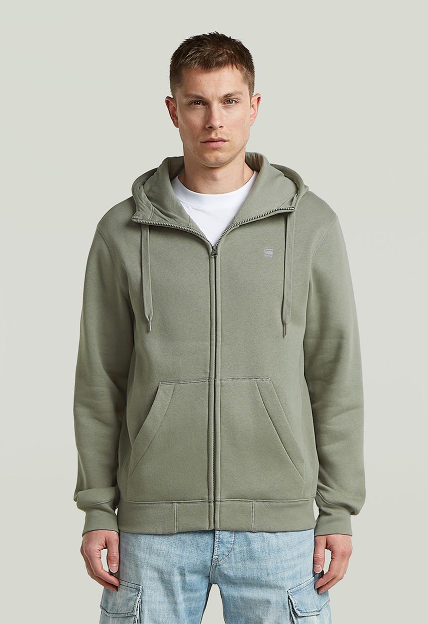 G-STAR - Premium Core Hdd Zip Sw L\S - Lt Orphus