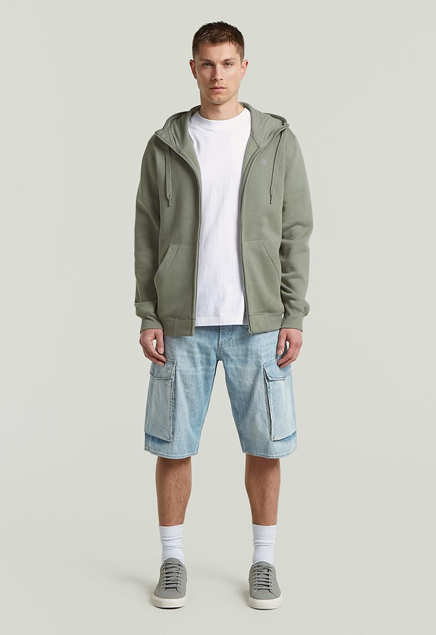 G-STAR - Premium Core Hdd Zip Sw L\S - Lt Orphus