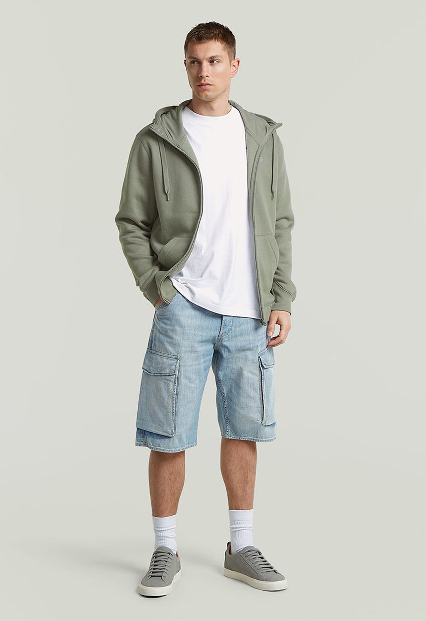 G-STAR - Premium Core Hdd Zip Sw L\S - Lt Orphus
