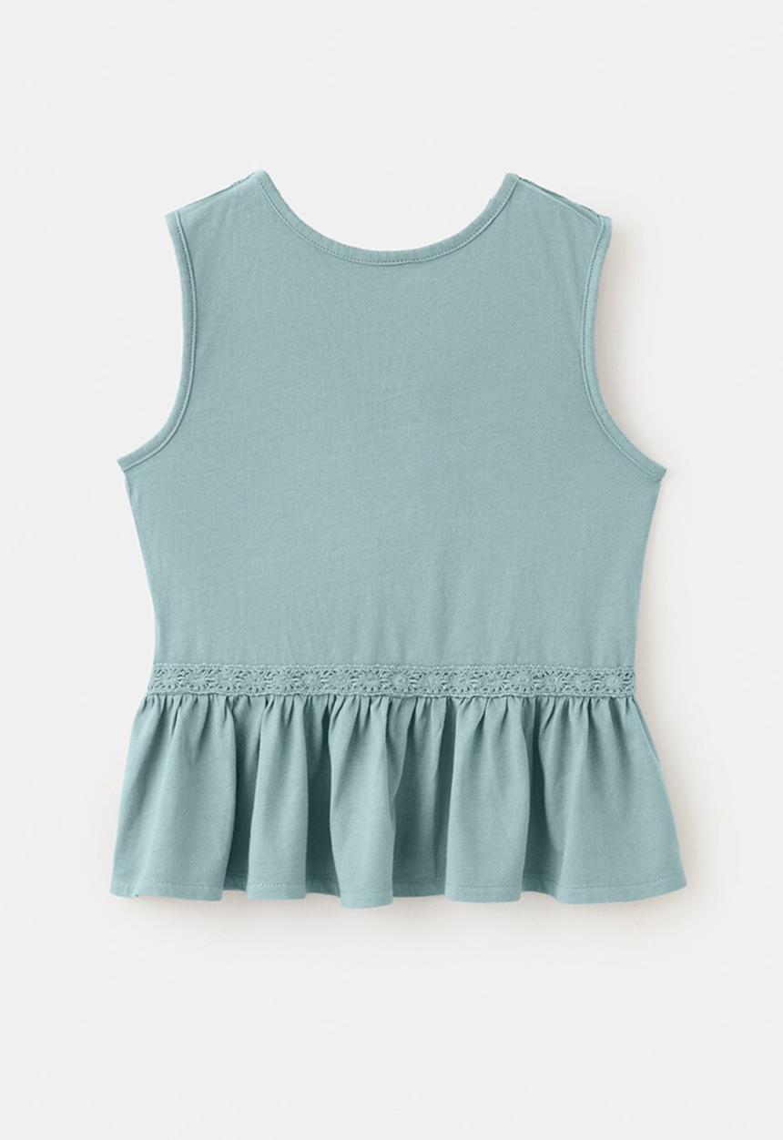 MANGO - T-Shirt Paloma - Petrol Blue