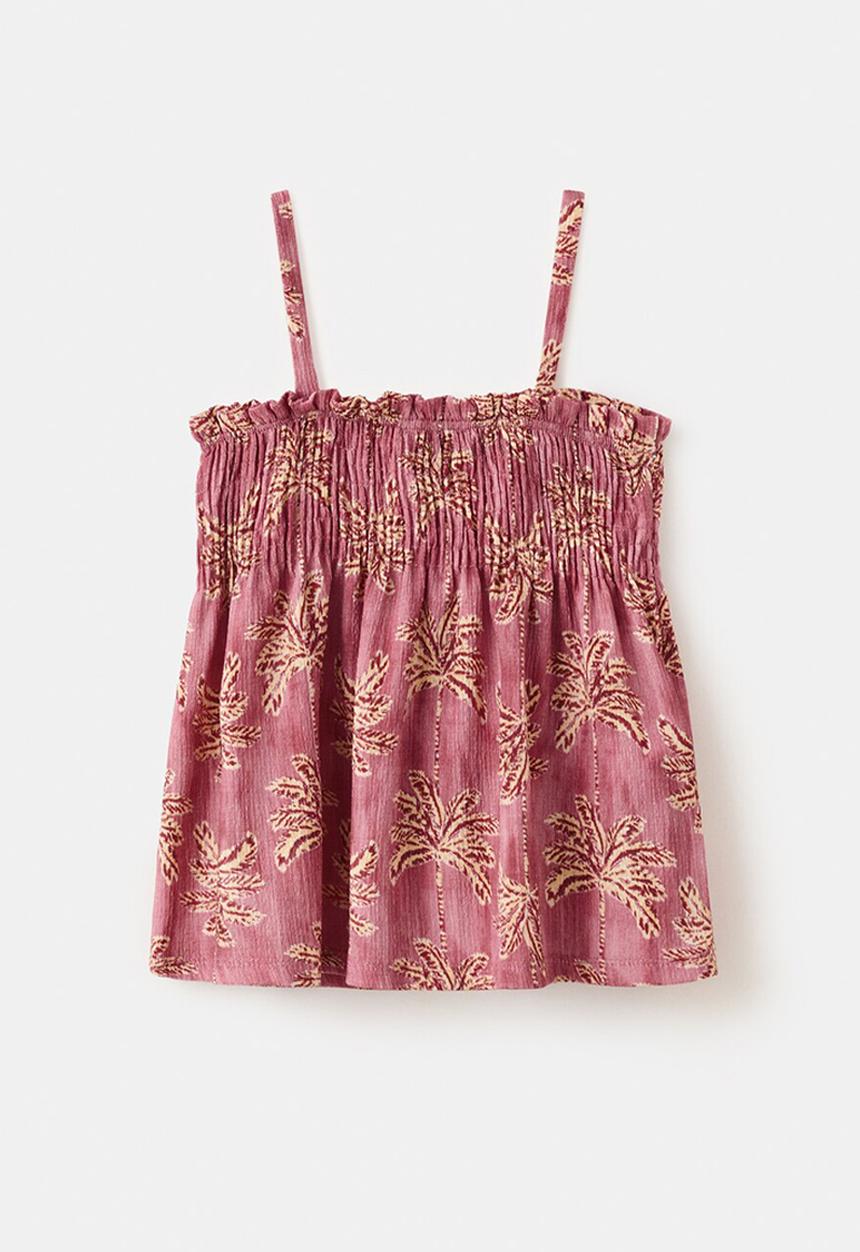 MANGO - T-SHIRT MUSASET - Medium Pink
