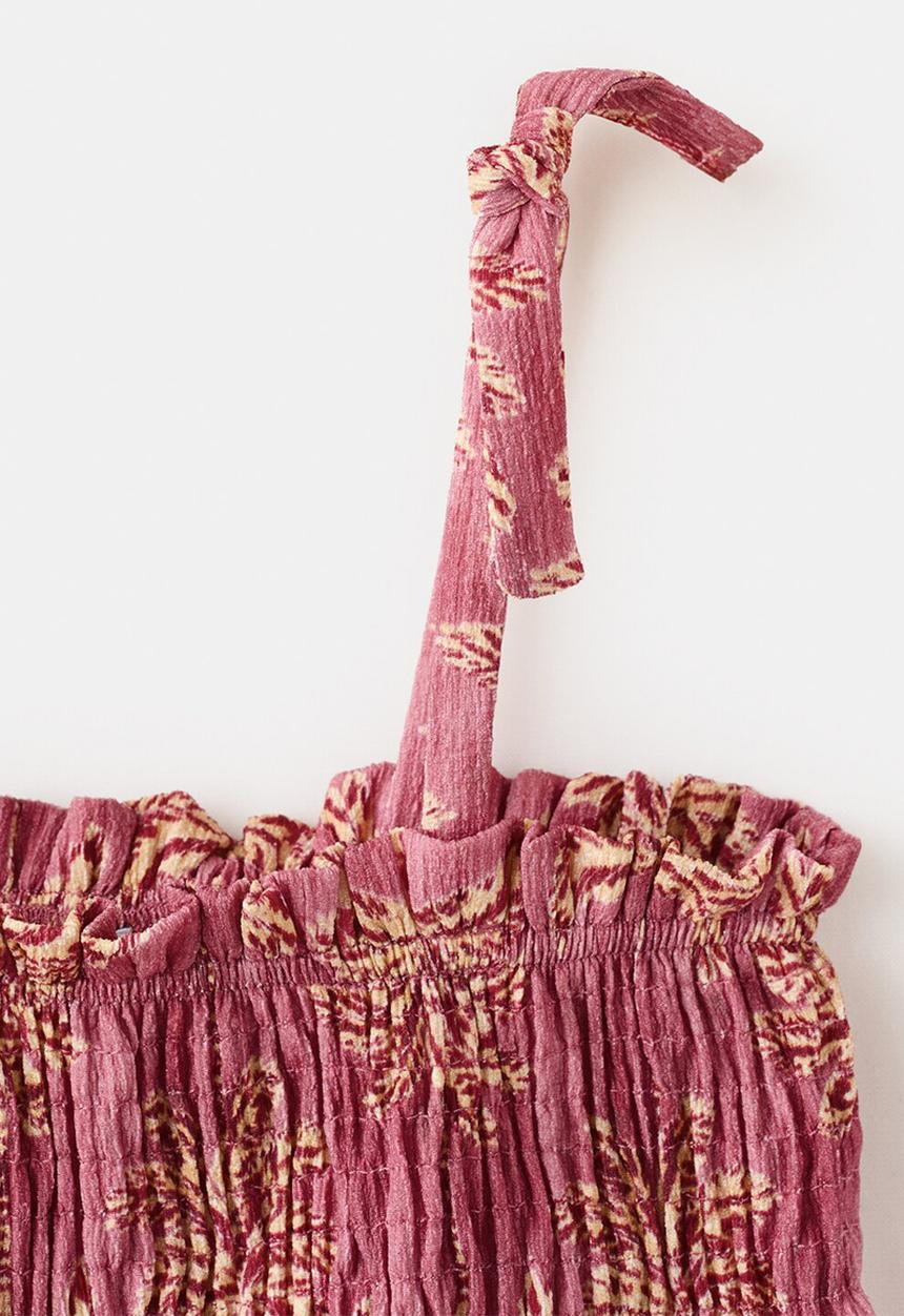 MANGO - T-SHIRT MUSASET - Medium Pink