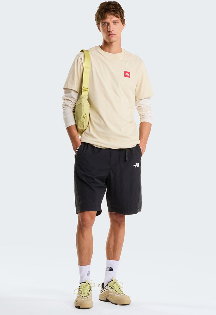 The North Face - Never Stop Exploring Regular Short Sleeve Tee-Graphic - Desert Stone