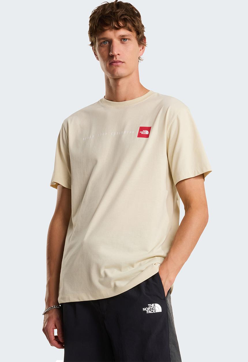 The North Face - Never Stop Exploring Regular Short Sleeve Tee-Graphic - Desert Stone