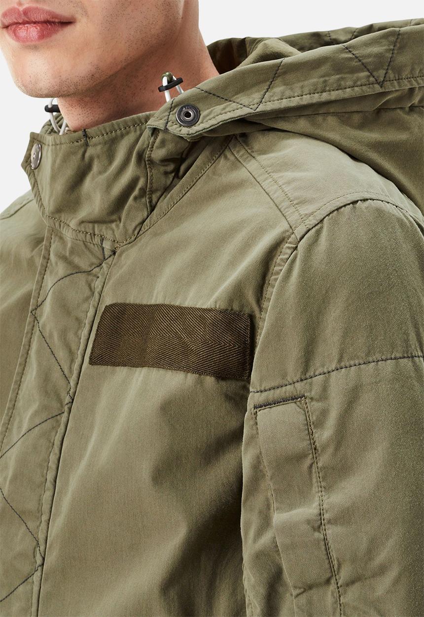G-STAR - Batt HDD short parka scota weave