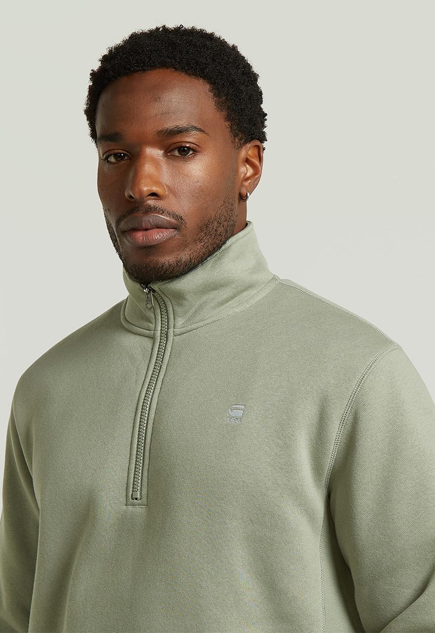 G-STAR - Premium Core Half Zip R Sw L\S - Lt Orphus