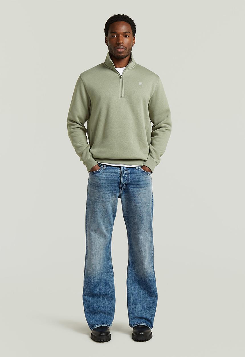 G-STAR - Premium Core Half Zip R Sw L\S - Lt Orphus