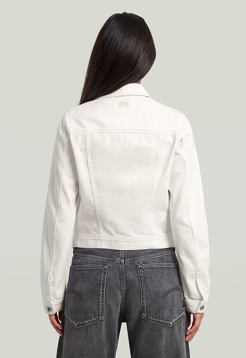 G-STAR - Pitched hem slim jacket wmn - ecru