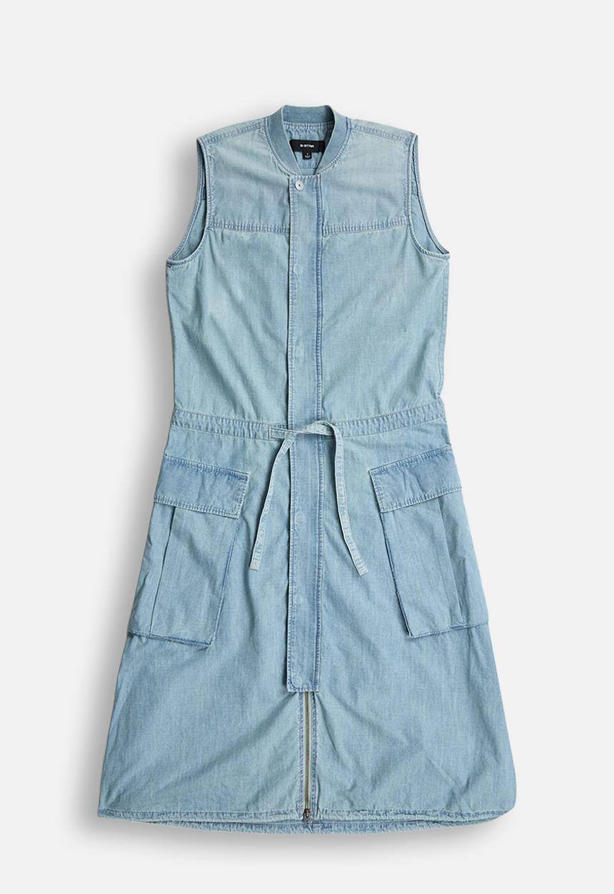 G-STAR - Parachute dress s\l wmn - vintage mirage