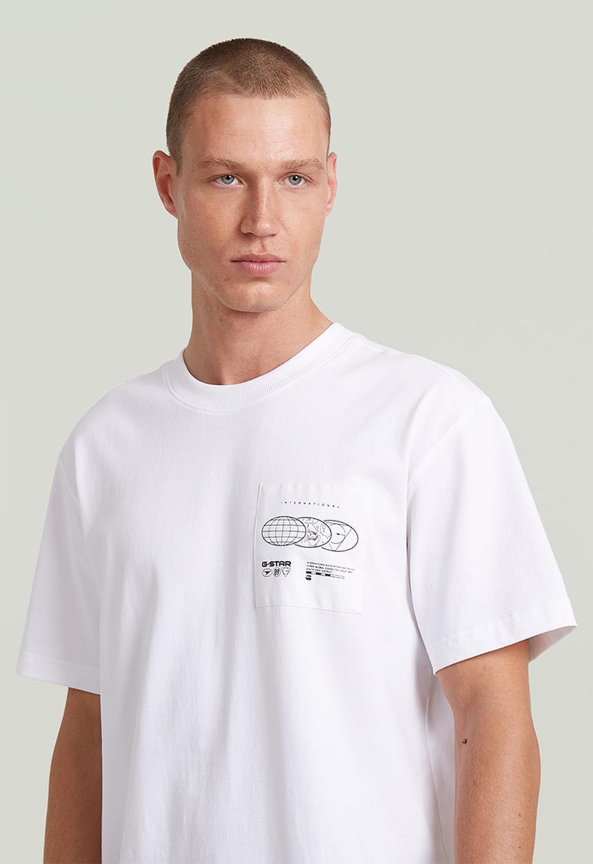 G-STAR - Applique Gr R T - White