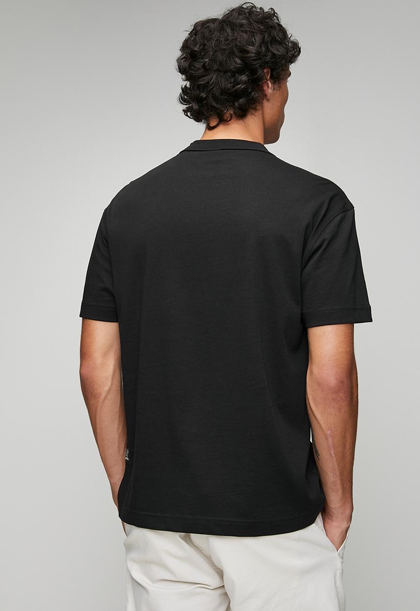 POLO - Mdududzi Pjc Short Sleeve 3D Logo Tee - Black
