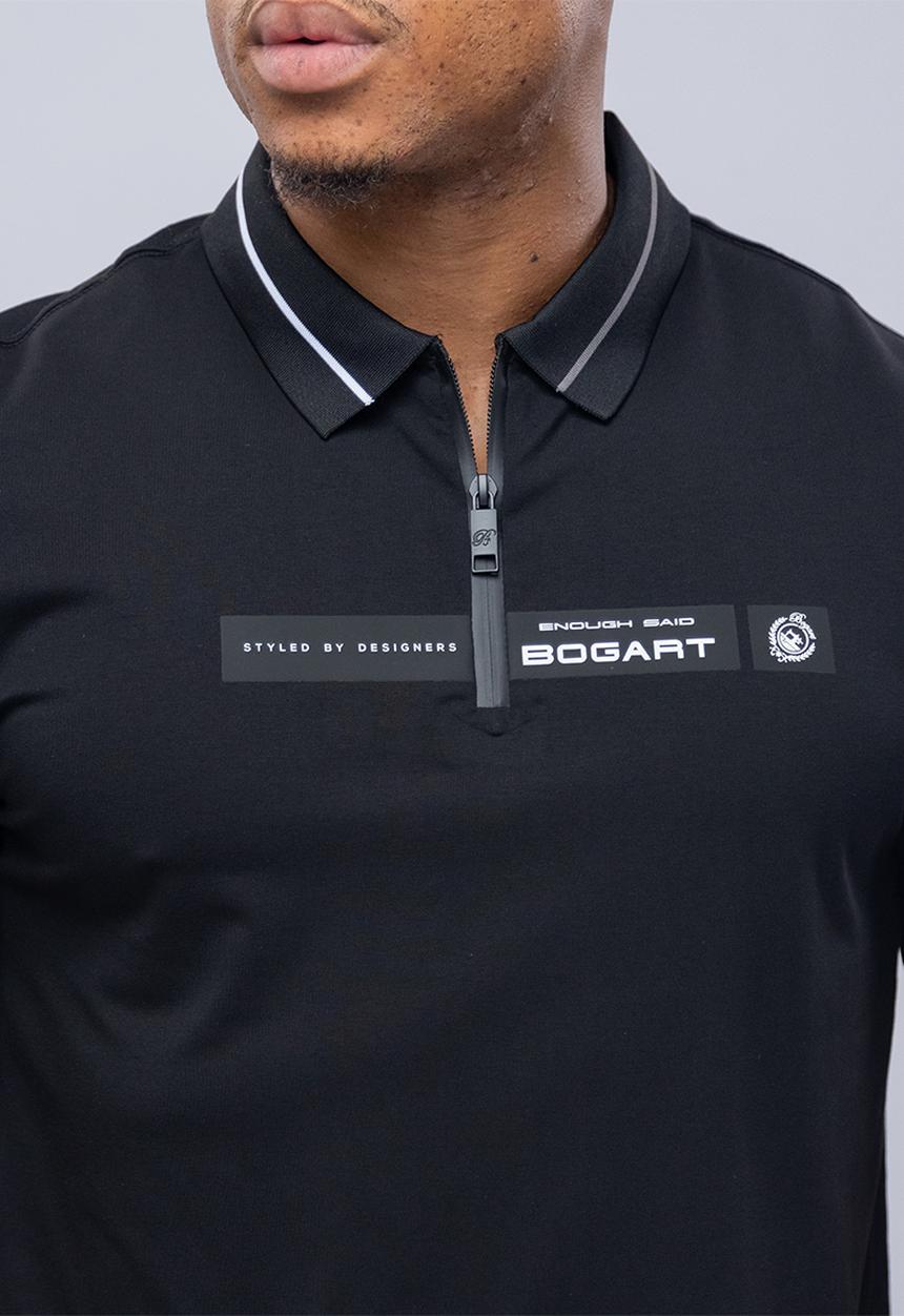 Bogart Man - Bogart styled by originators polo - black