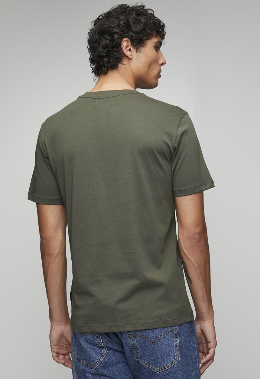 Replay - Basic Jersey Crew Neck T-shirt - Green