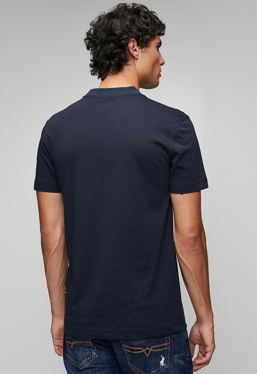 POLO - Pule Pjc Ss Metallic Logo Tee - Navy