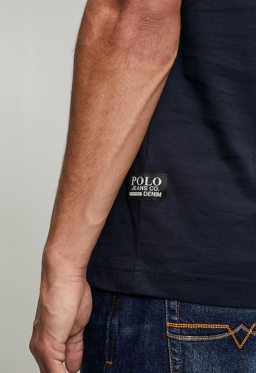 POLO - Pule Pjc Ss Metallic Logo Tee - Navy