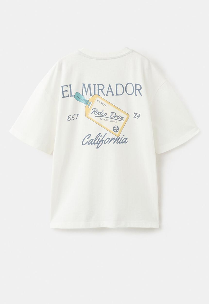 MANGO - T-Shirt A2Rodeo - Natural