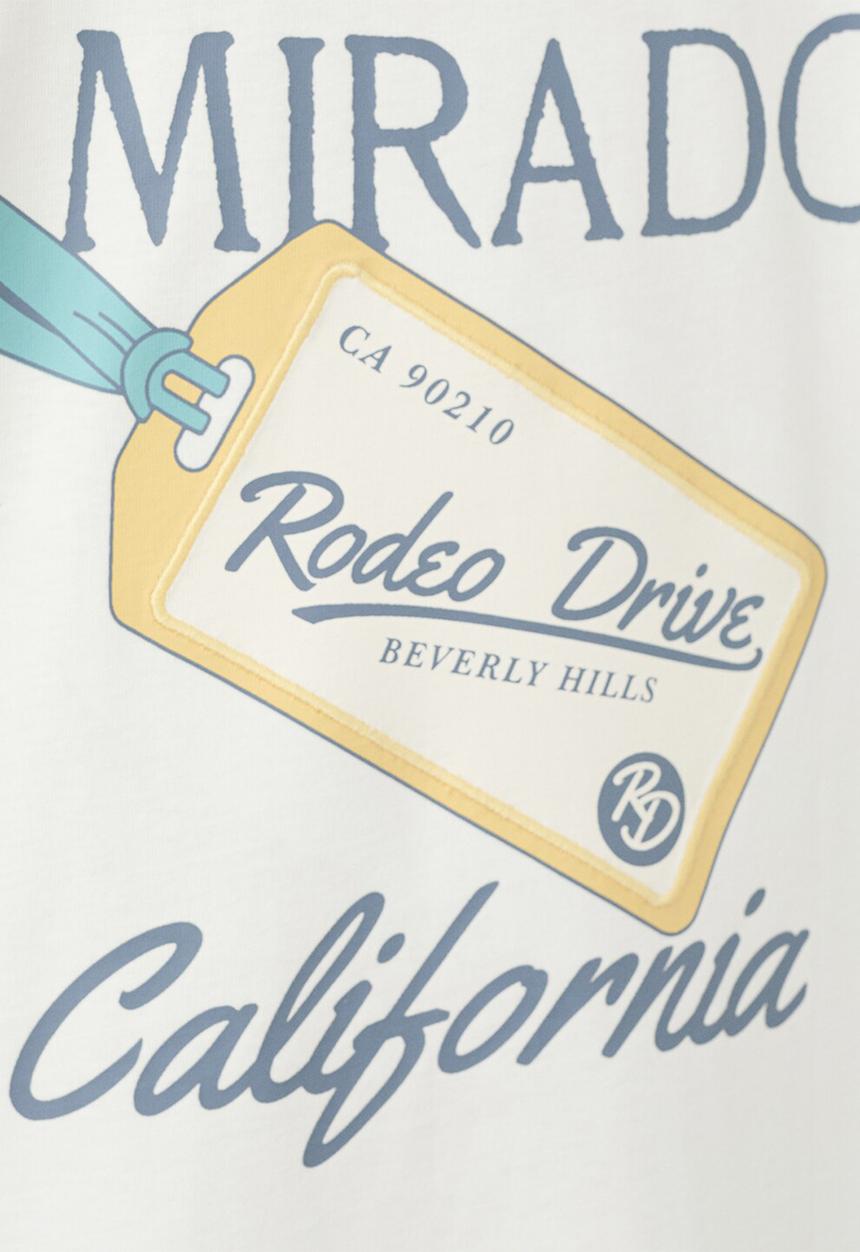 MANGO - T-Shirt A2Rodeo - Natural
