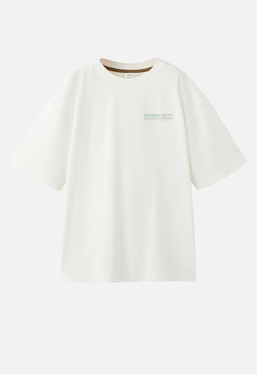 MANGO - T-Shirt A2Rodeo - Natural