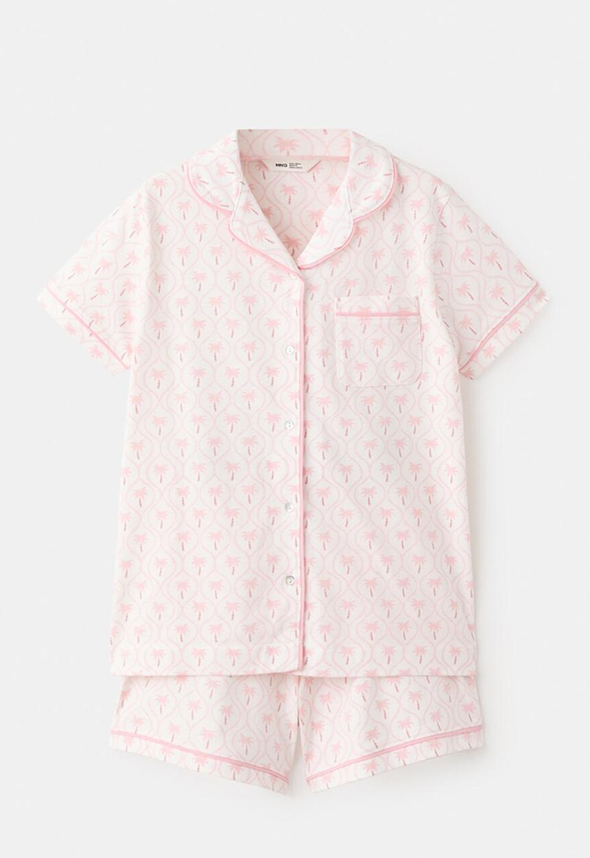 MANGO - Pyjama TROPICAL - Pink