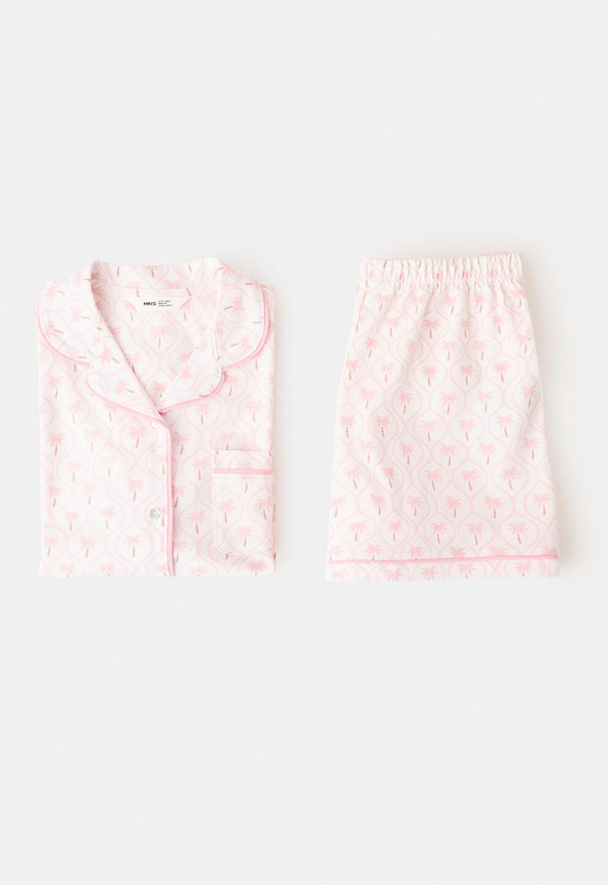 MANGO - Pyjama TROPICAL - Pink