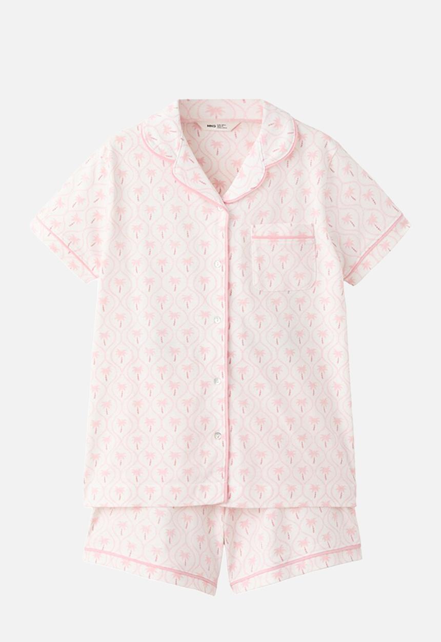 MANGO - Pyjama TROPICAL - Pink