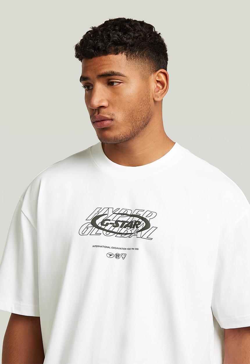 G-STAR - Hyper Gr Relaxed R T - White