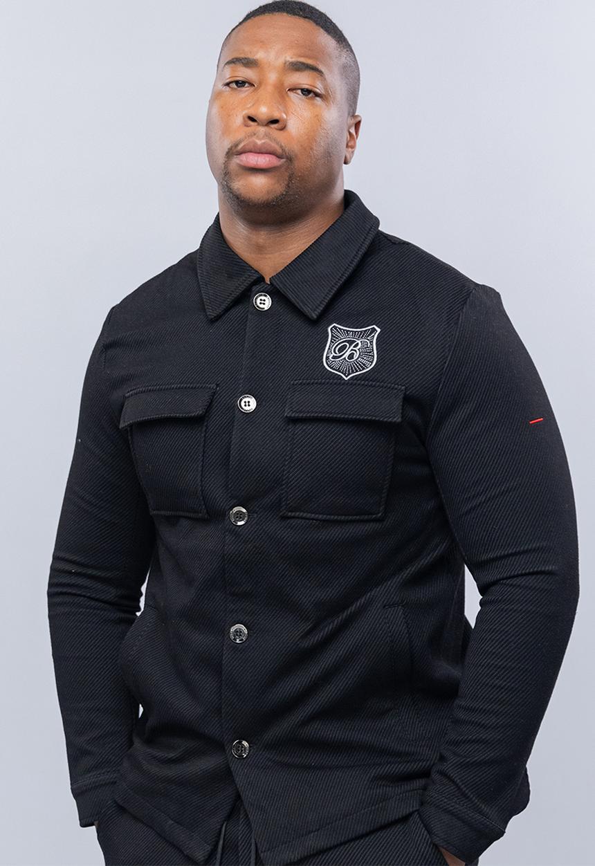 Bogart Man - Bogart crest co-ord set - black