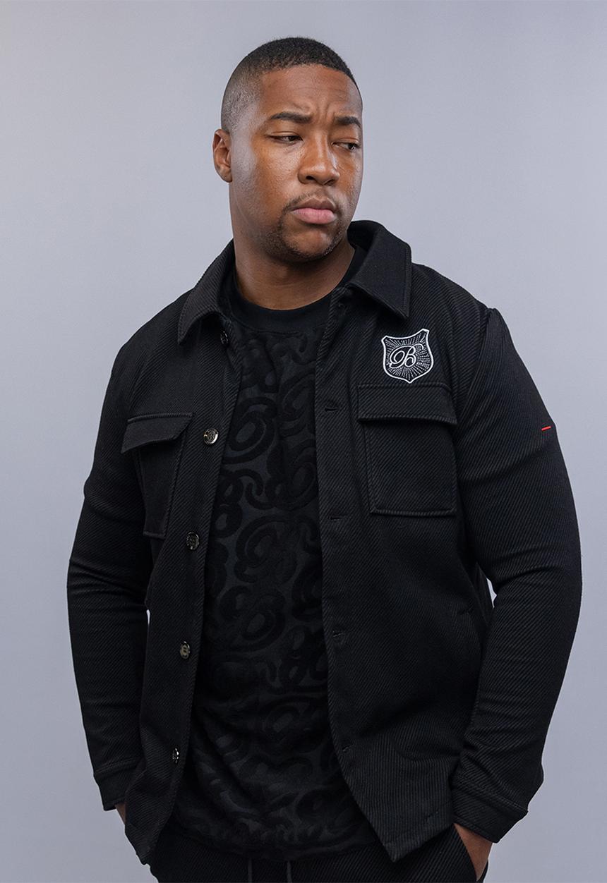 Bogart Man - Bogart crest co-ord set - black