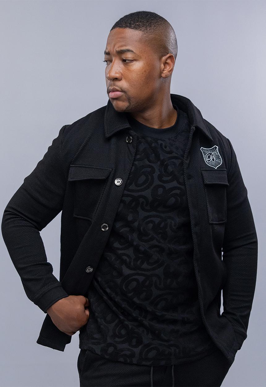 Bogart Man - Bogart crest co-ord set - black