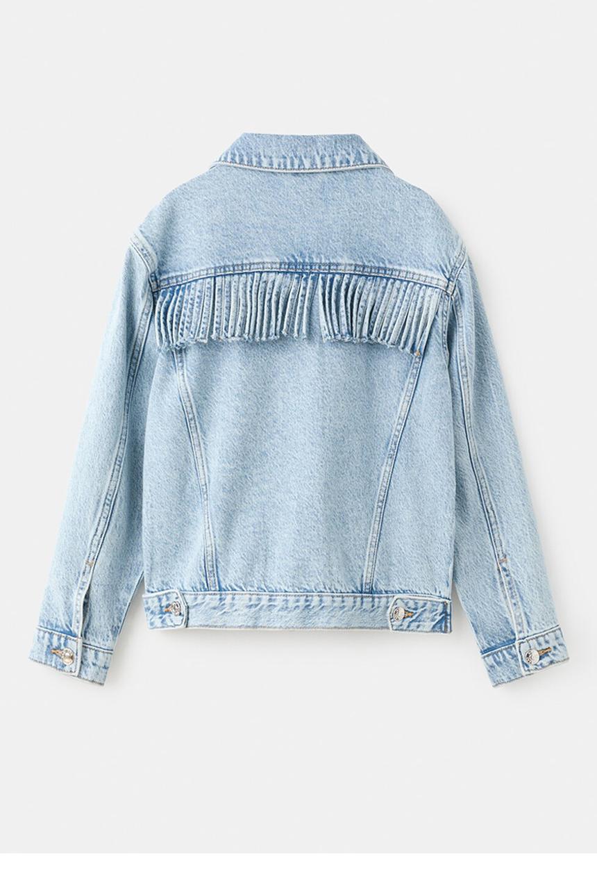 MANGO - Jacket Rodeo - Open Blue