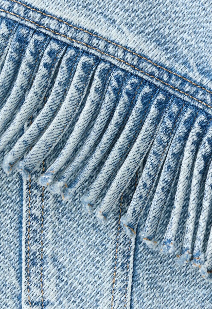 MANGO - Jacket Rodeo - Open Blue