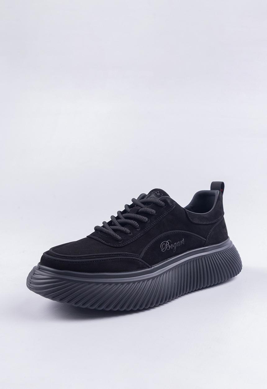 Bogart Man - Bogart ripple platform sneakers - black