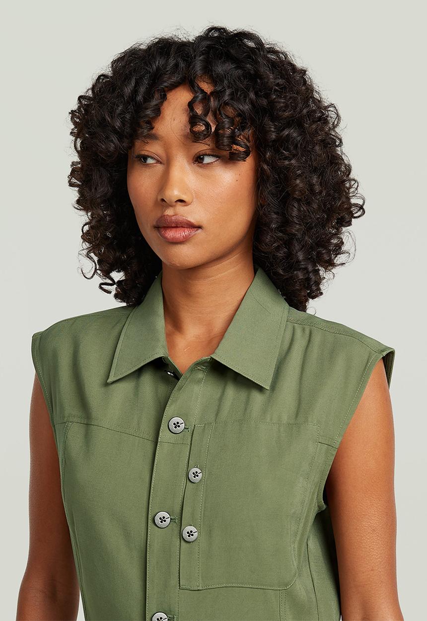 G-STAR - Cinch dress s\l wmn - four leaf clover