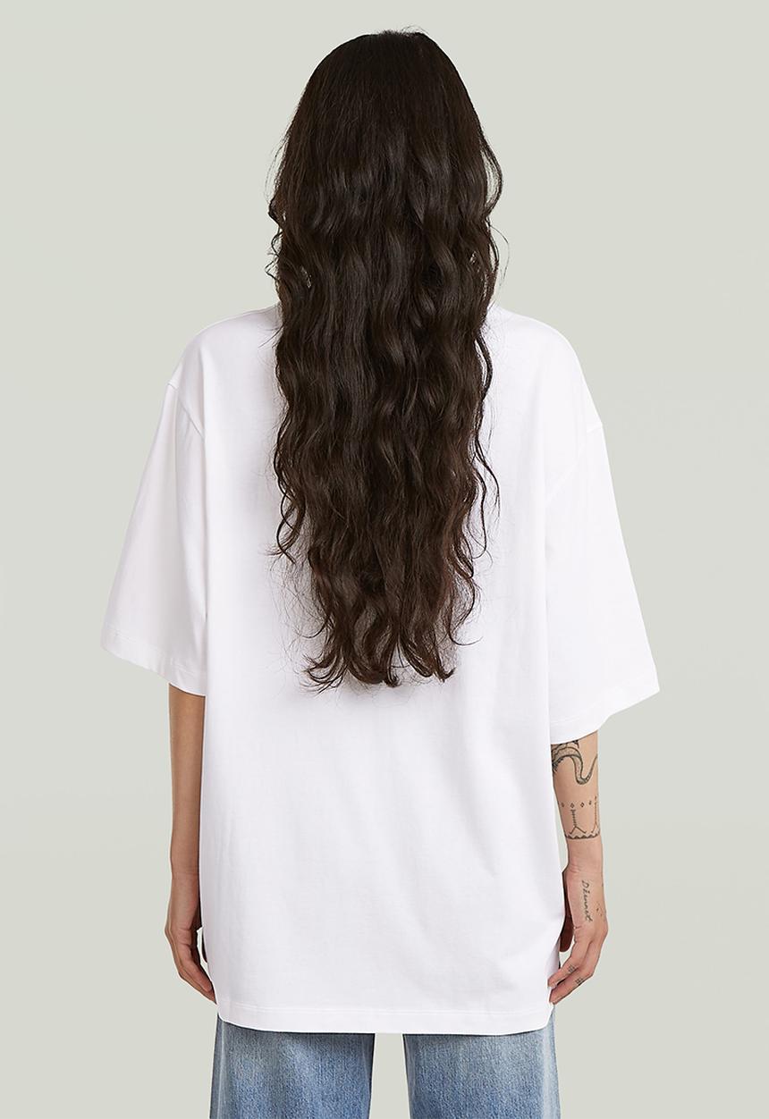 G-STAR - Modern basic loose r t wmn - white