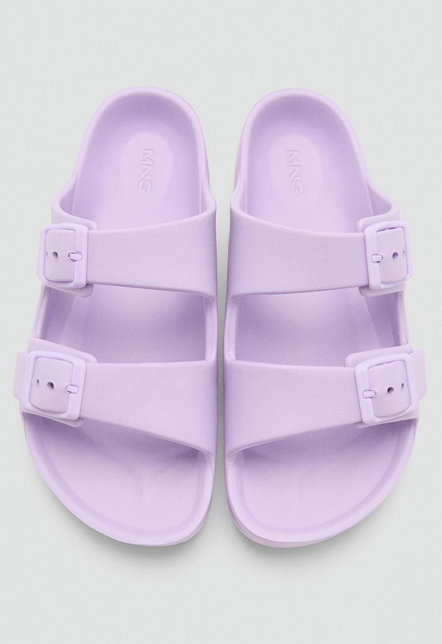 MANGO - FLIP-FLOP PAU  -  Mauve1