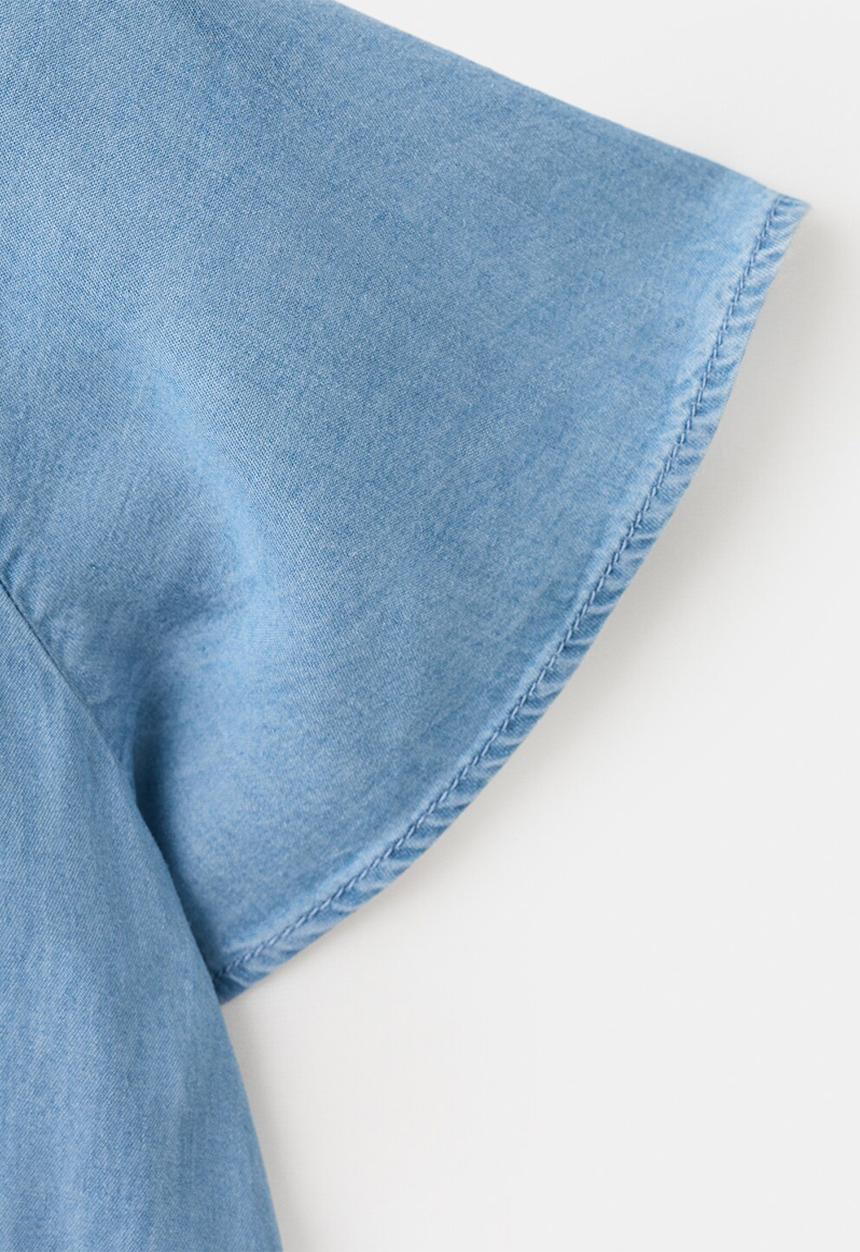 MANGO - Jumpsuit Eva - Open Blue