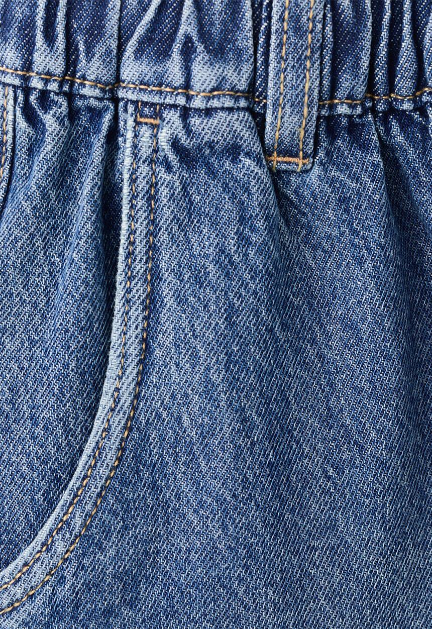 MANGO - Bermudas Loose - Open Blue