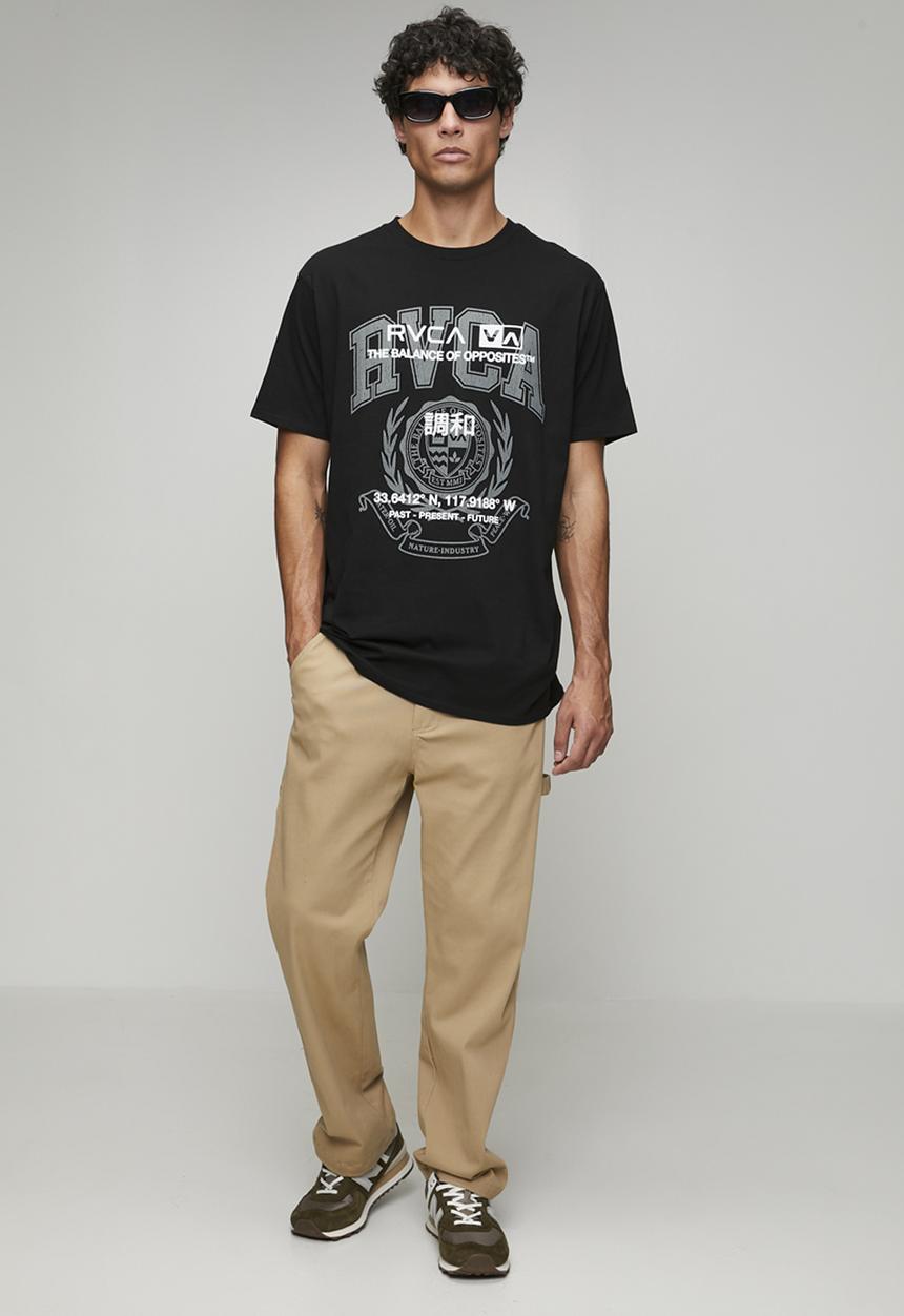 RVCA - Unitext Short sleeve - Black