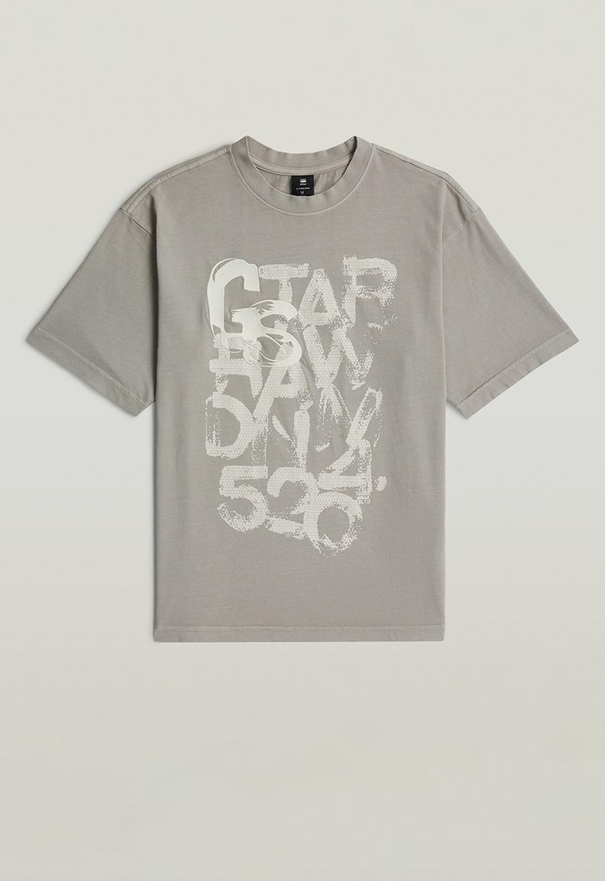 G-STAR - Oversized R T Ss - Grey Alloy