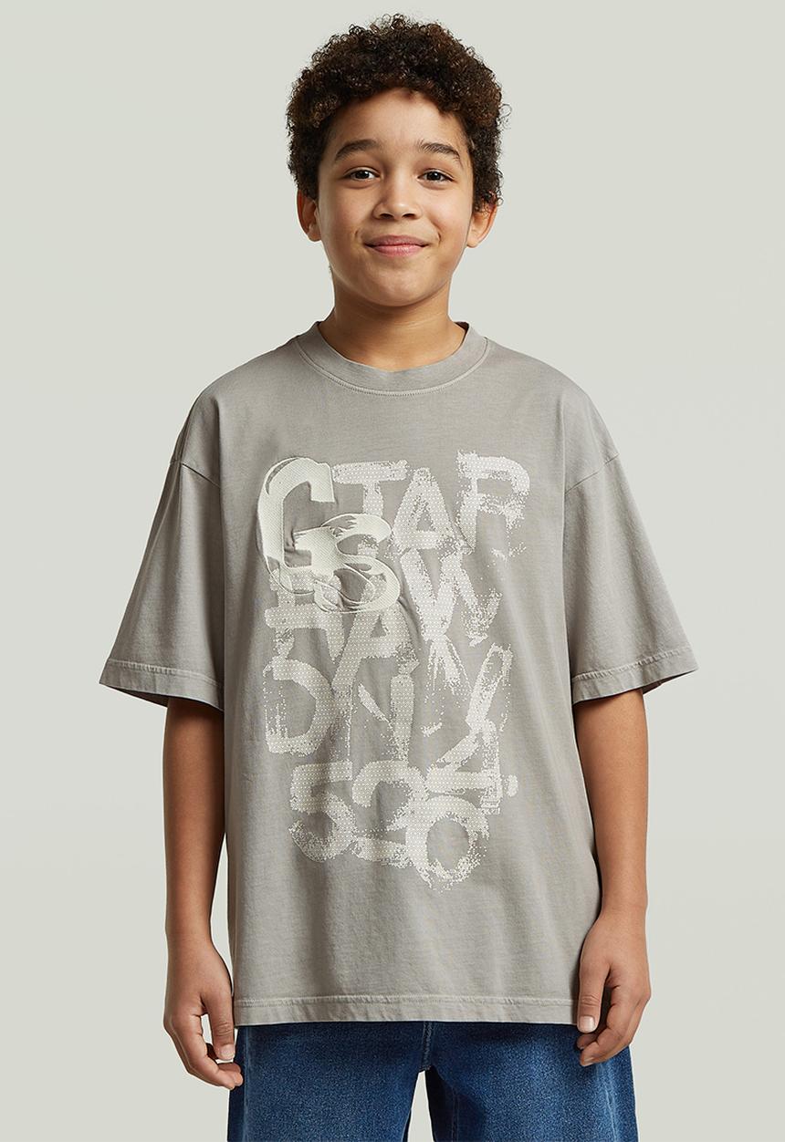 G-STAR - Oversized R T Ss - Grey Alloy