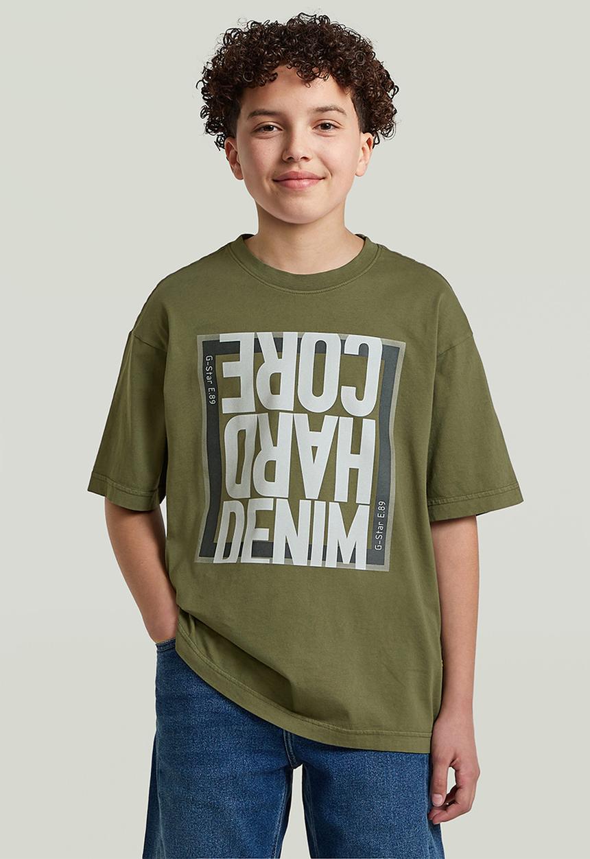 G-STAR - Oversized R T Ss - Four Leaf Clover