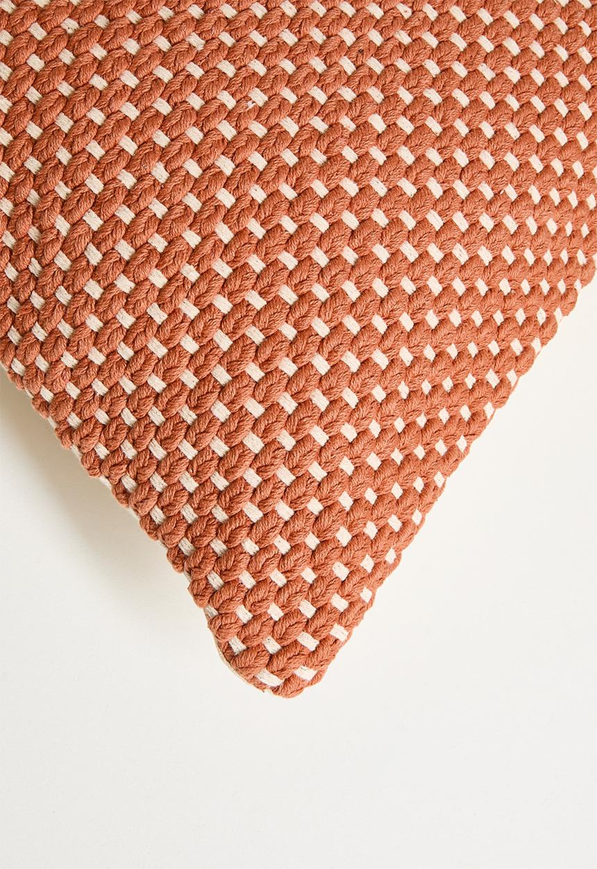 Sixth Floor - Tonga Woven Cushion Cover - Rust