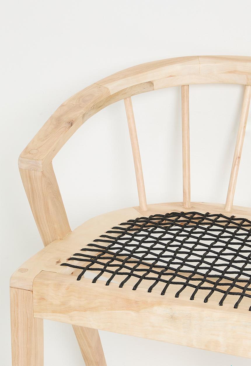 Homewood - Nia Barstool - Natural & Black